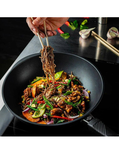 GASTROLUX WOK CON MANICO RIMOVIBILE  - BIOTAN