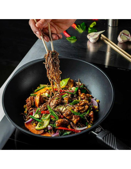 GASTROLUX WOK CON MANICO RIMOVIBILE  - BIOTAN