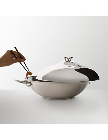 SERAFINO ZANI WOK CON COPERCHIO - KAREN