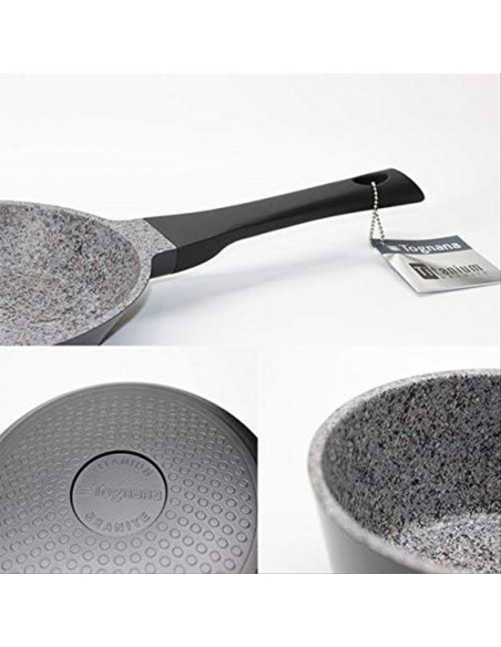 TOGNANA PADELLA ANTIADERENTE 1 MANICO - TITANIUM GRANITE