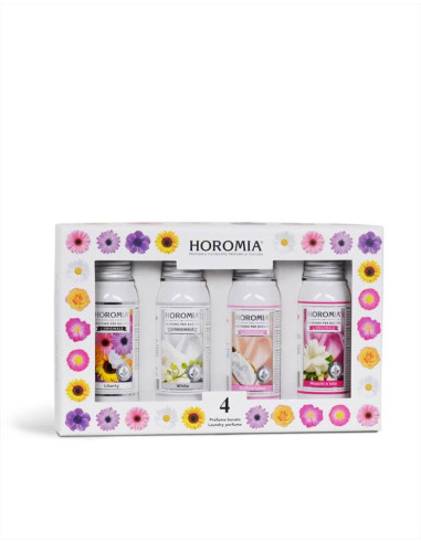 HOROMIA KIT 4 PROFUMAZIONI PER BUCATO 4X50 ML -...