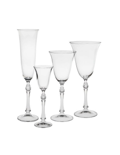 BOHEMIA SERVIZIO CALICI IN CRISTALLO 48 PEZZI - PARUS