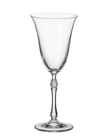 BOHEMIA SERVIZIO CALICI IN CRISTALLO 48 PEZZI - PARUS