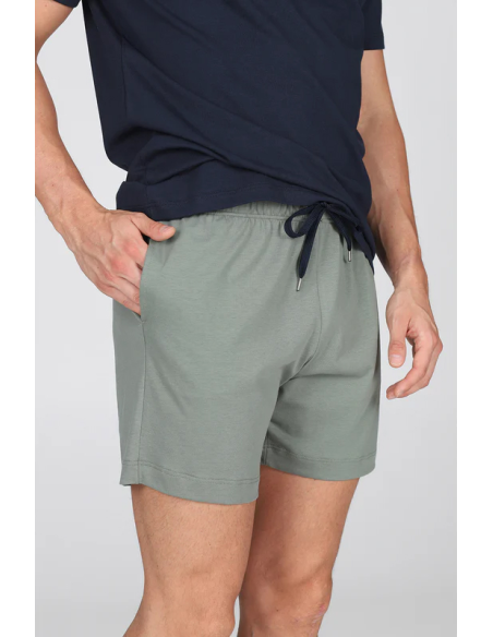 JULIPET PIGIAMA UOMO GIROCOLLO MANICA CORTA E PANTALONE CORTO - SIENA