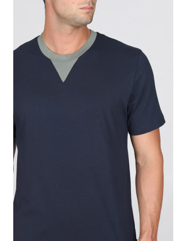 JULIPET PIGIAMA UOMO GIROCOLLO MANICA CORTA E...