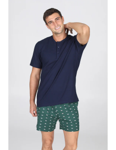 JULIPET PIGIAMA UOMO SERAFINO MANICA CORTA E PANTALONE...