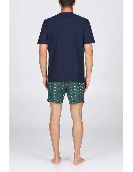 JULIPET PIGIAMA UOMO SERAFINO MANICA CORTA E PANTALONE CORTO - SANTENA