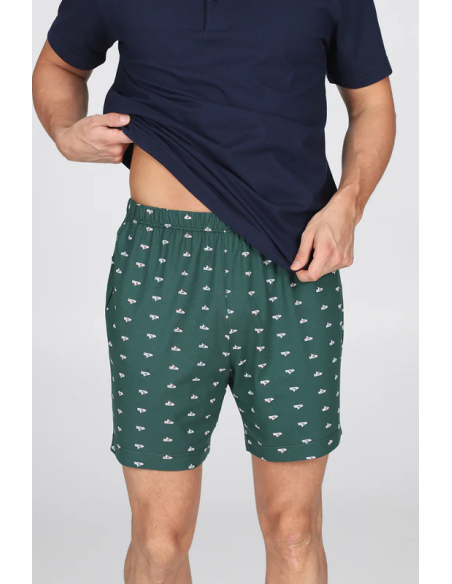 JULIPET PIGIAMA UOMO SERAFINO MANICA CORTA E PANTALONE CORTO - SANTENA