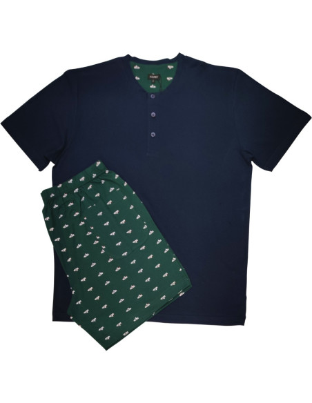 JULIPET PIGIAMA UOMO SERAFINO MANICA CORTA E PANTALONE CORTO - SANTENA