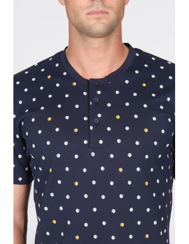 JULIPET PIGIAMA UOMO SERAFINO MANICA CORTA E...