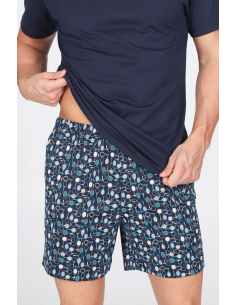 JULIPET PIGIAMA UOMO SCOLLO V MANICA CORTA E PANTALONE... 2