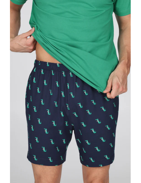 JULIPET PIGIAMA UOMO SERAFINO MANICA CORTA E PANTALONE CORTO - SASSARI