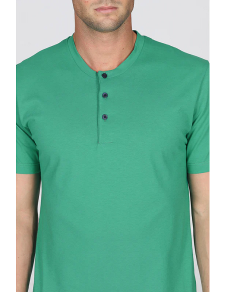 JULIPET PIGIAMA UOMO SERAFINO MANICA CORTA E PANTALONE CORTO - SASSARI