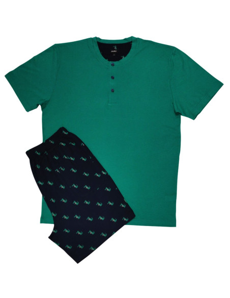 JULIPET PIGIAMA UOMO SERAFINO MANICA CORTA E PANTALONE CORTO - SASSARI
