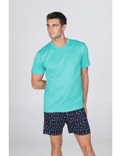 JULIPET PIGIAMA UOMO GIROCOLLO MANICA CORTA E PANTALONE... 2