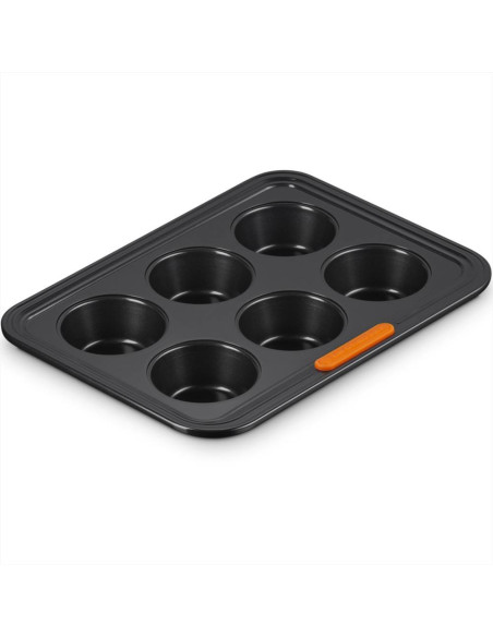 LE CREUSET STAMPO 6 MUFFIN ANTIADERENTE