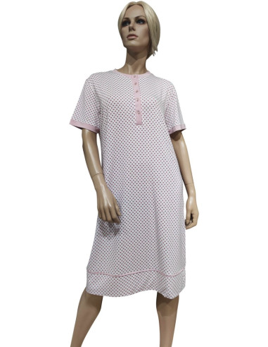 AMALUNA CAMICIA DA NOTTE DONNA SERAFINO MANICA...