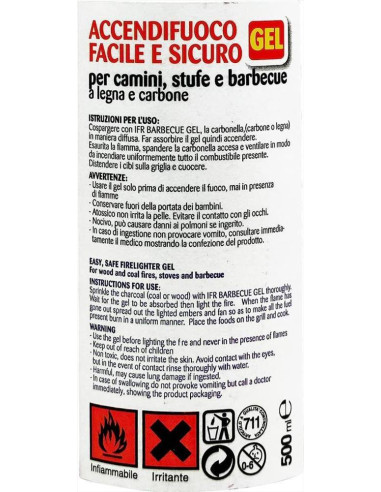 ROSSELLI ACCENDIFUOCO GEL PER BARBECUE...