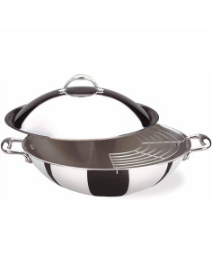 LAGOSTINA WOK CON COPERCHIO E GRIGLIA - ACCADEMIA LAGOFUSION 2