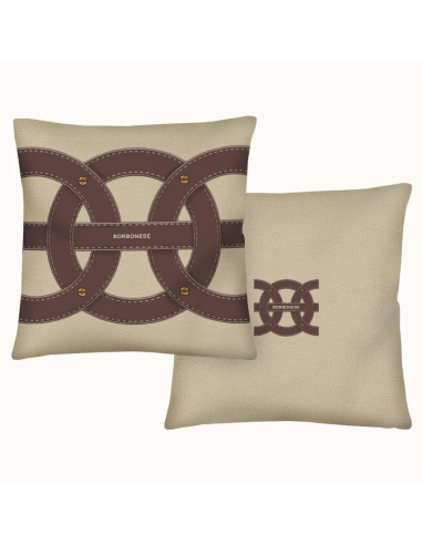 BORBONESE CUSCINO ARREDO DOBULE FACE 45 X 45 CM...
