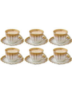 EASY LIFE SET 6 TAZZE CAFFÈ 100 ML CON PIATTINO - OCEANIA 2
