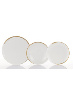 WEISSESTAL SERVIZIO PIATTI ELEGANTI 18 PEZZI - SHIRO