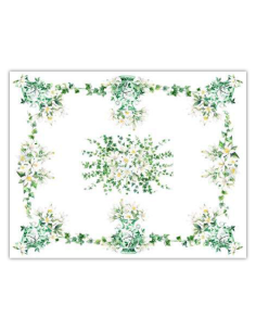 ANNAMRAIA TOVAGLIETTA 100 X 100 CM IN COTONE - GIADA 2