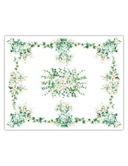 ANNAMRAIA TOVAGLIETTA 100 X 100 CM IN COTONE - GIADA