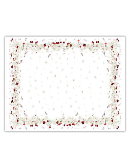 ANNAMRAIA TOVAGLIETTA 100 X 100 CM IN COTONE - IL GIARDINO DEI CILIEGI