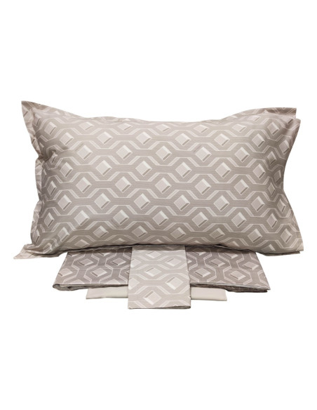 TRUSSARDI COMPLETO LENZUOLA-COPRILETTO 2 PIAZZE IN RASO - STRUCTURE