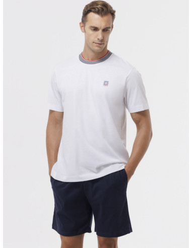 JAMAS PIGIAMA UOMO GIROCOLLO MEZZA MANICA E...