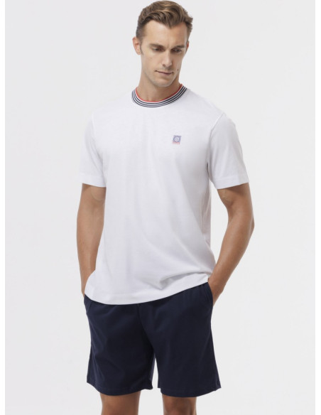 JAMAS PIGIAMA UOMO GIROCOLLO MEZZA MANICA E PANTALONE CORTO