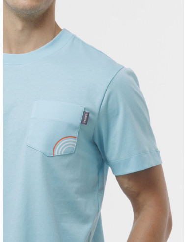 JAMAS PIGIAMA UOMO GIROCOLLO MEZZA MANICA E...