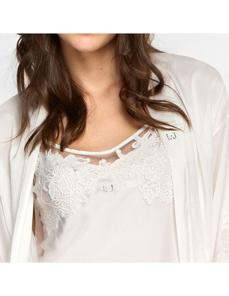 LIU JO COMPLETO LINGERIE DA DONNA CON PIZZO - RASO