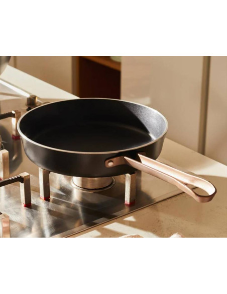 ALESSI PADELLA ANTIADERENTE A MANICO LUNGO IN ALUMINIO - EDO