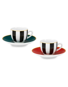 FADE SET 6 TAZZE CAFFÈ 100 ML CON PIATTINO - ROYAL