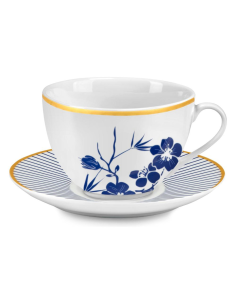 FADE SET 2 TAZZE COLAZIONE 370 ML CON PIATTINO - BALI