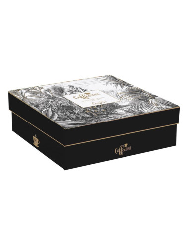 EASY LIFE SET 6 TAZZE CAFFÈ CON PIATTINO 100 ML...