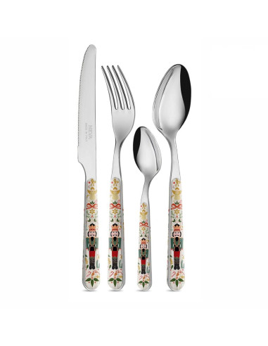 NEVA SERVIZIO POSATE NATALIZIO 24 PEZZI -...