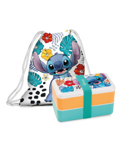 EGAN SET LUNCH BOX + SACCA - STITCH