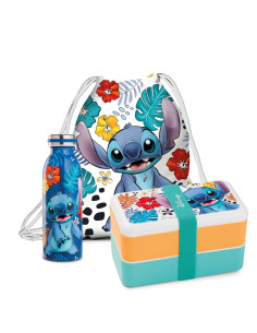 EGAN SET LUNCH BOX + BOTTIGLIA TERMICA + SACCA - STITCH