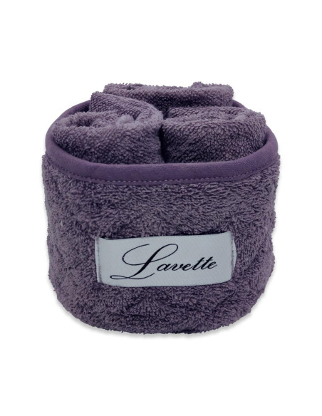 CA' D'ORO CESTINO 3 LAVETTE IN SPUGNA 100% COTONE