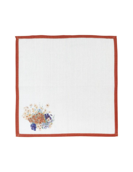 DEA TOVAGLIA 12 POSTI TAVOLA IN LINO CON TOVAGLIOLI - MARGHERITE