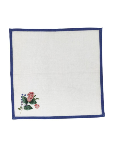 DEA TOVAGLIA 12 POSTI TAVOLA IN LINO CON TOVAGLIOLI - IL GIARDINO