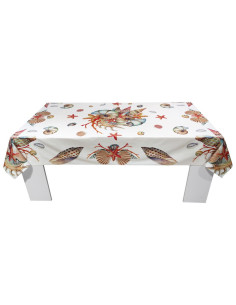 ANNAMARIA TOVAGLIA RETTANGOLARE 8 POSTI STAMPATA - CORALLI