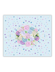 ANNAMARIA TOVAGLIA RETTANGOLARE STAMPATA IN COTONE - BLOOM 2