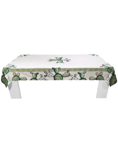 ANNAMARIA TOVAGLIA RETTANGOLARE STAMPATA IN COTONE -...