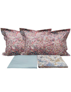 MIRABELLO COMPLETO LENZUOLA-COPRILETTO 2 PIAZZE IN...