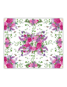 ANNAMARIA TOVAGLIA RETTANGOLARE STAMPATA IN COTONE - PEONIE 2