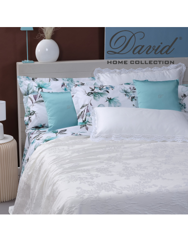 DAVID COMPLETO LENZUOLA MATRIMONIALE IN RASO -...